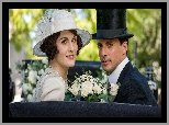 Serial, Downton Abbey, Aktorka, Michelle Dockery, Aktor, Matthew Goode